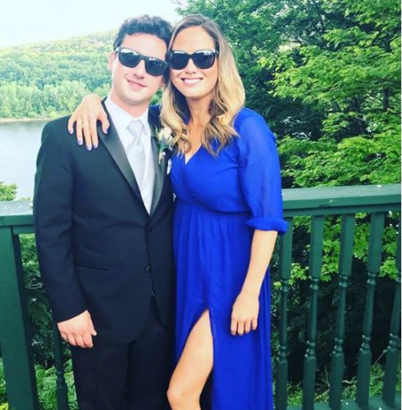 Erika Erickson with Matt Lombardi at Saint Clements Castle